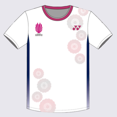 Yonex x 彩春館-羽毛球T恤 Yamaguchi Akane 型號兒 (白色)
