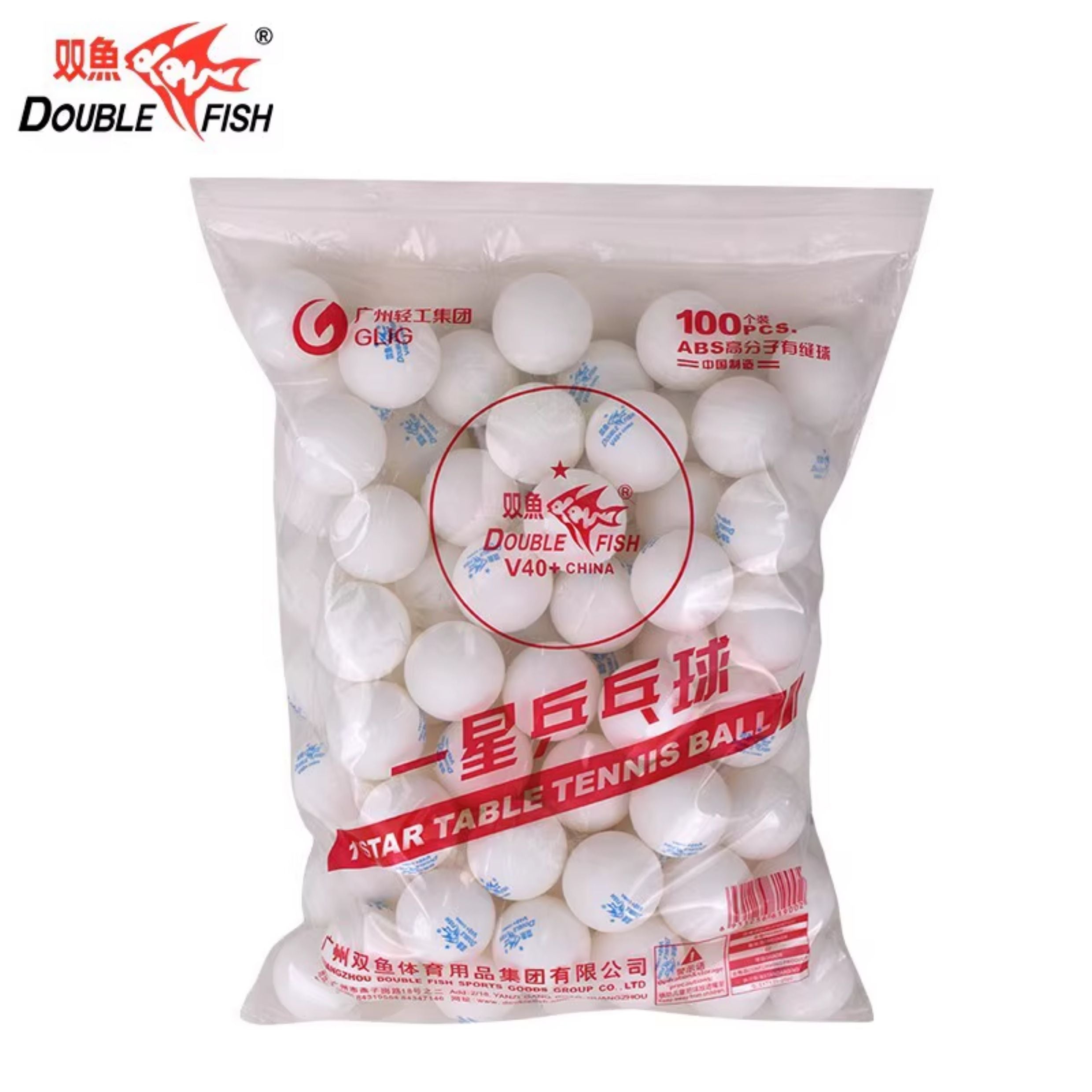 Double Fish 雙魚B40+ 一星乒乓球– e78shop