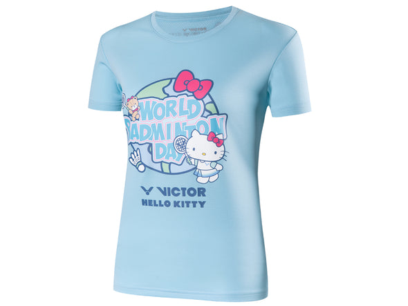 VICTOR X HELLO KITTY 世界羽球日T恤 T-KT301