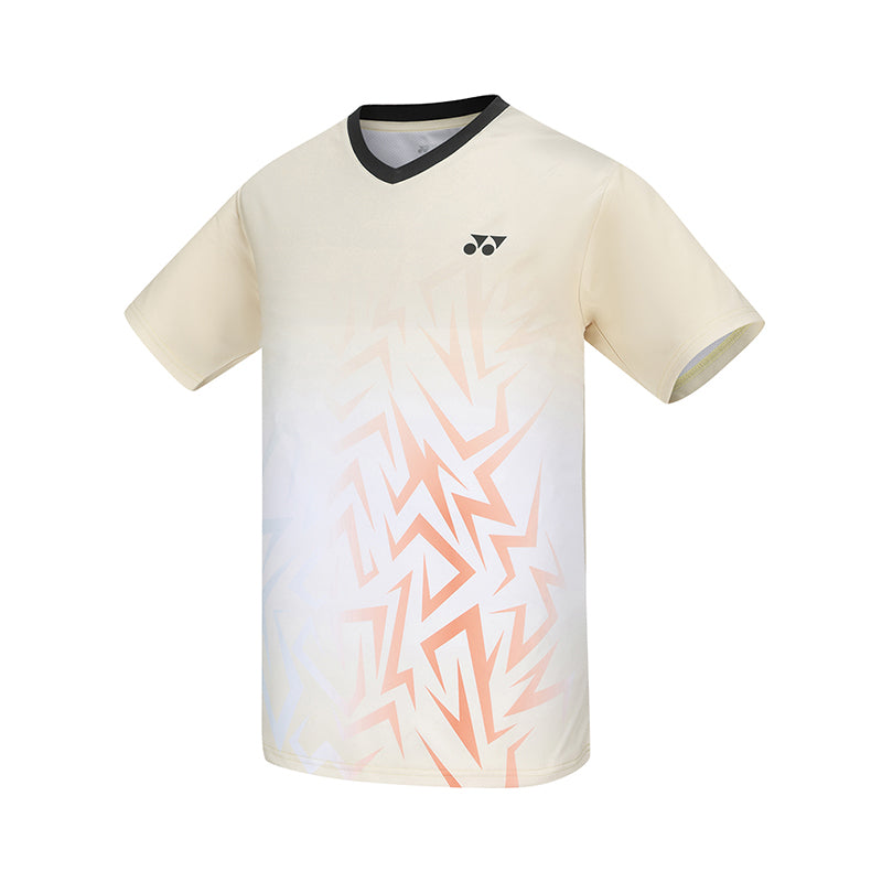 YONEX オレンジ ホワイト Tシャツ ALL TOKAI 2024 YONEX Men's T-shirt