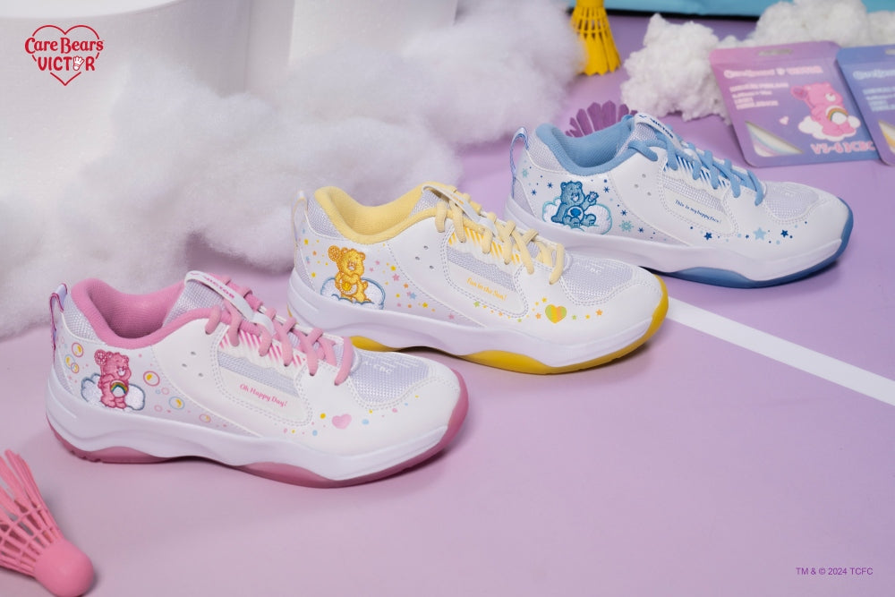 人気の限定 Victor xケアベアバドミントンシューズ24.5 ブルー 3E VICTOR X Care Bears Badminton Shoes A-CBC AI – e78shop