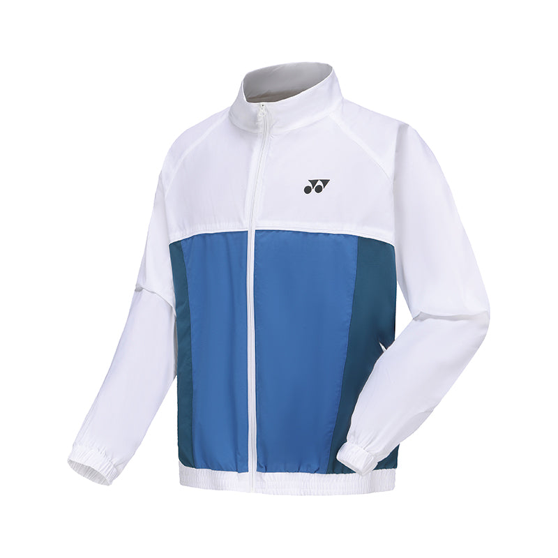 YONEX ジップアップジャケット JP M ホワイト/ネイビー YONEX ジップアップジャケット JP M ホワイト/ネイビー