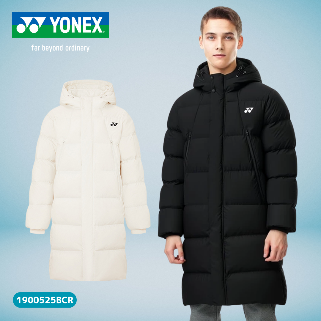 YONEX Men's Long Down Jacket 1900525BCR – e78shop