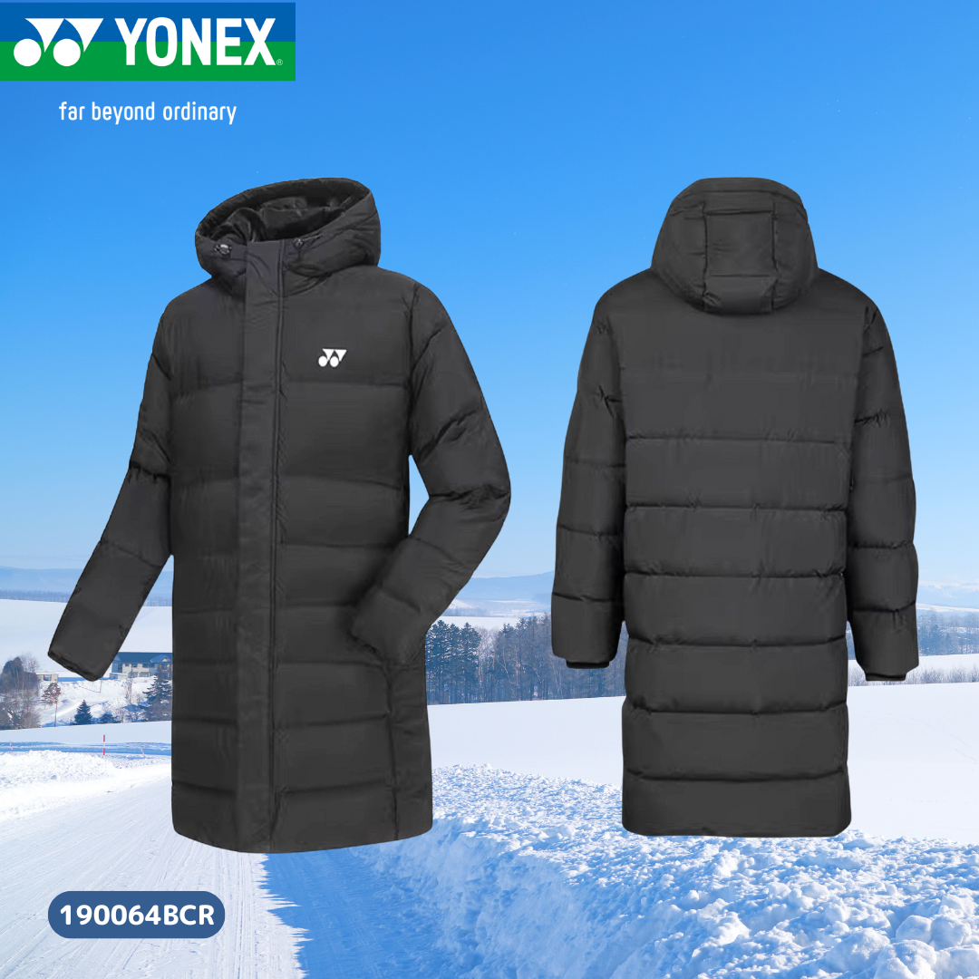 YONEX Men's Long Down Jacket 190064BCR – e78shop