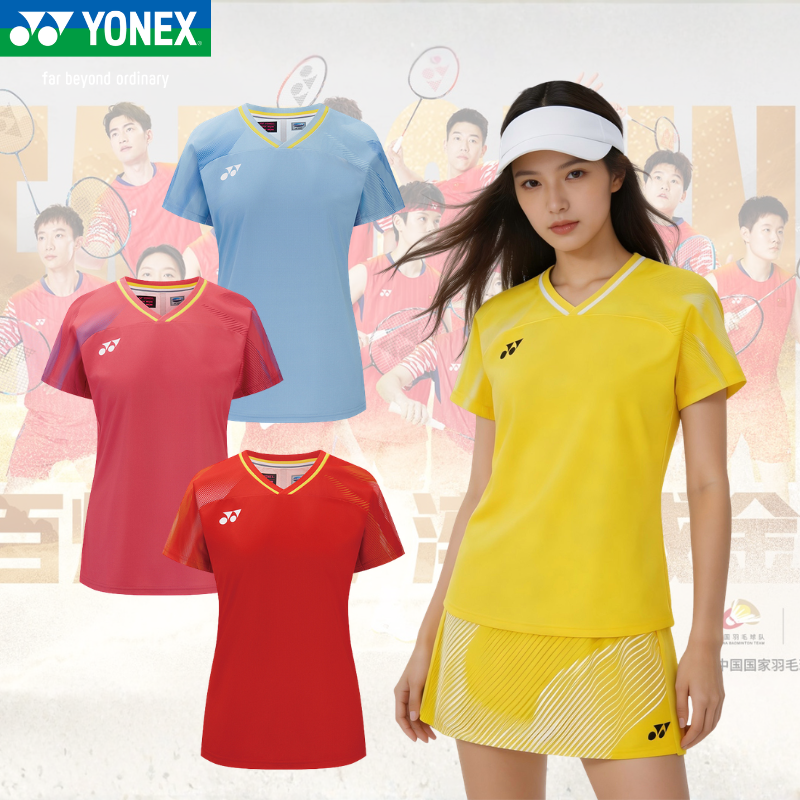 YONEX ヨネックス日本代表オフィシャルイエローウェア YONEX Women's Game shirt 20964YX – e78shop