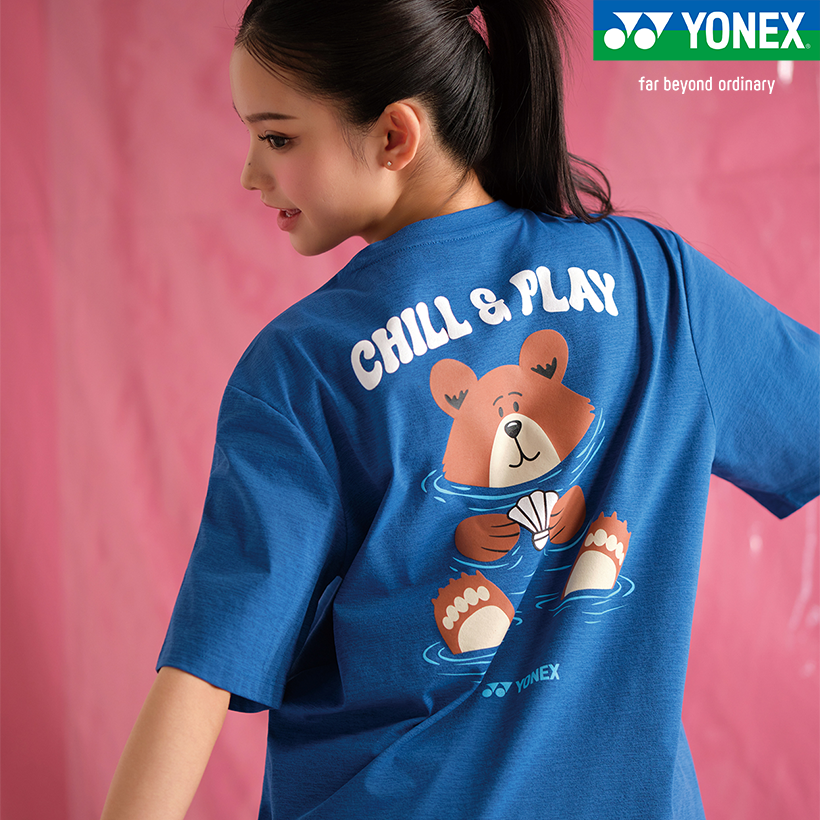 YONEX FUTABA FUTURE シャツ ブルー YONEX FUTABA FUTURE シャツ