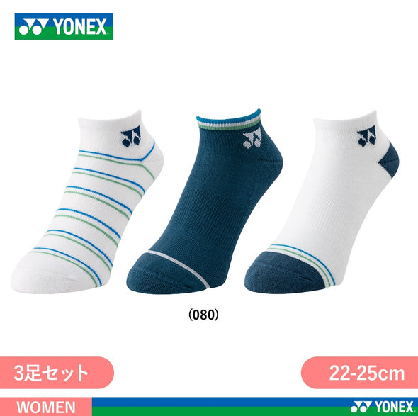 YONEX 低筒隱形襪 3雙組 19237Y/29237Y