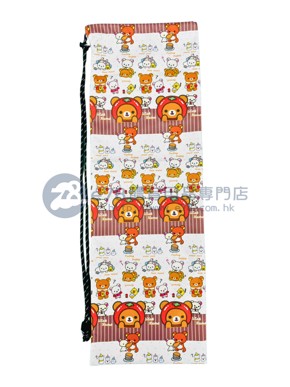 Handmade Water Resistant Racket Case (Happy Rilakkuma 512)