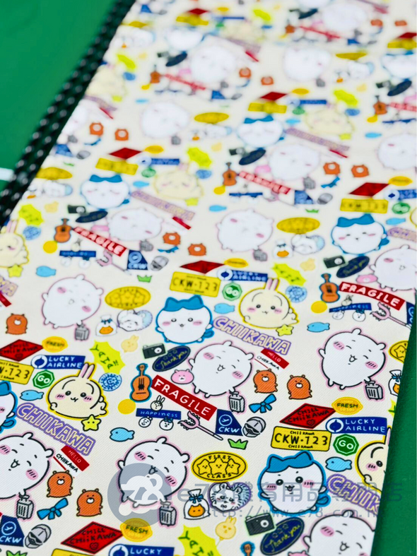 Handmade Water Resistant Racket Case (Travelling Chiikawa 513)