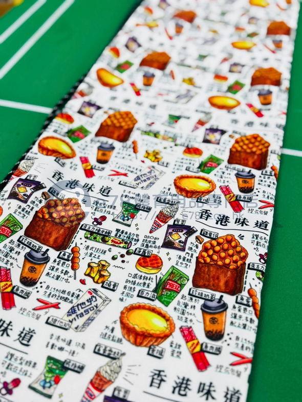 Handmade Water Resistant Racket Case (Hong Kong Snacks 523)