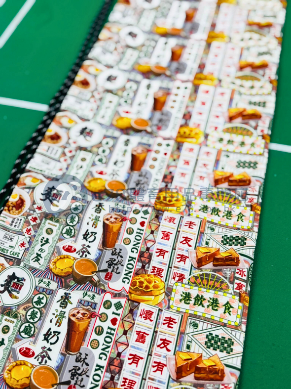 Handmade Water Resistant Racket Case (Hong Kong Café Signs 524)