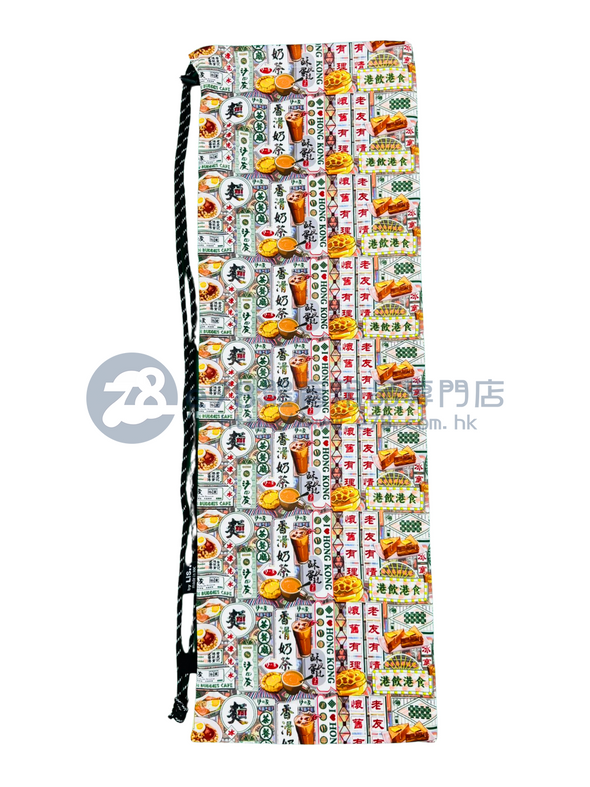 Handmade Water Resistant Racket Case (Hong Kong Café Signs 524)