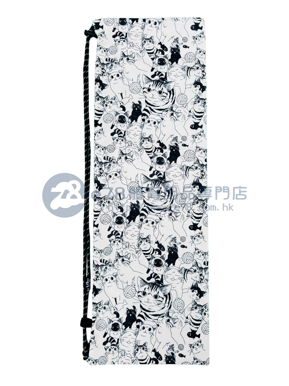 Handmade Water Resistant Racket Case (Cat Crowd 526)