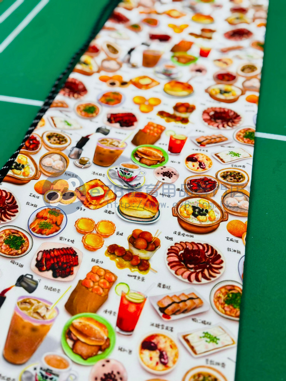 Handmade Water Resistant Racket Case (Hong Kong Breakfast 530)