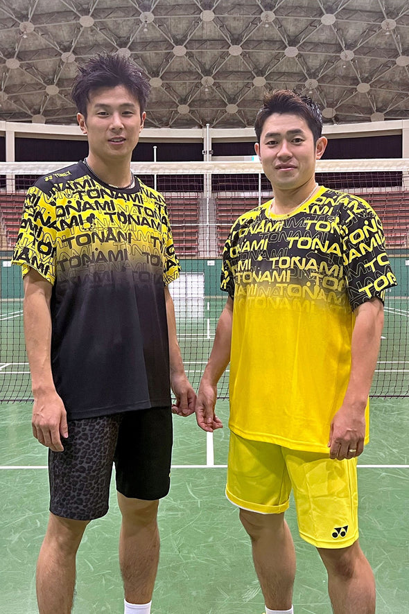 尤尼克斯礪波羽球隊2023 T恤 (黃色)