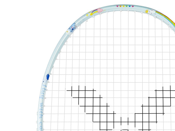 VICTOR X Care Bears聯名系列羽球拍 神速 ARS-CBC M 白青