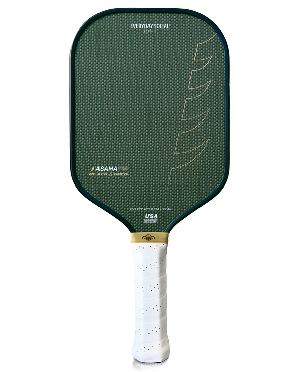 ASAMA 110 BLACK & GOLD - Emerald Green (14MM)