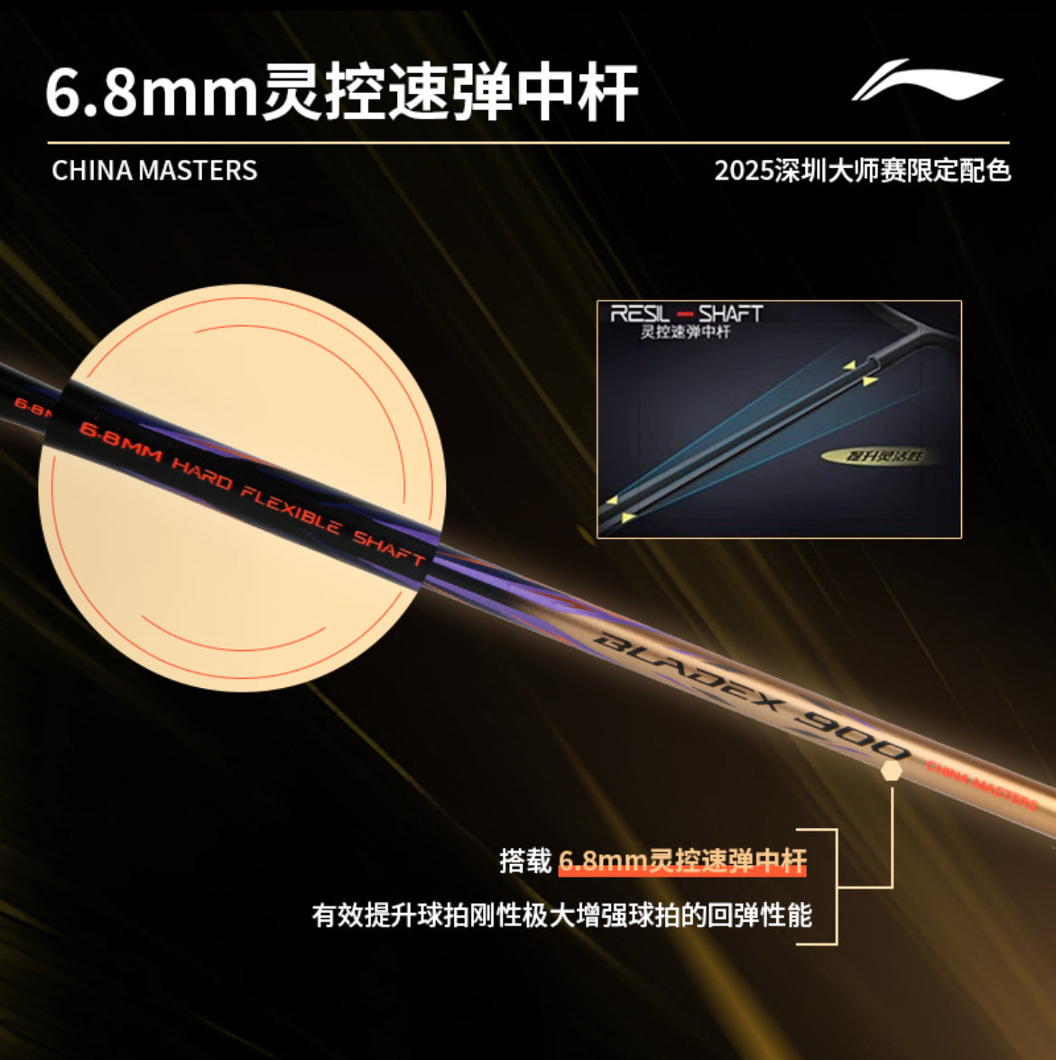 LI-NING BLADEX 900 NEW CHINA MASTERS LIMITED 2025 – e78shop