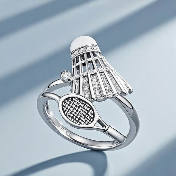 “Game On!” Stylish Badminton Ring CACC003