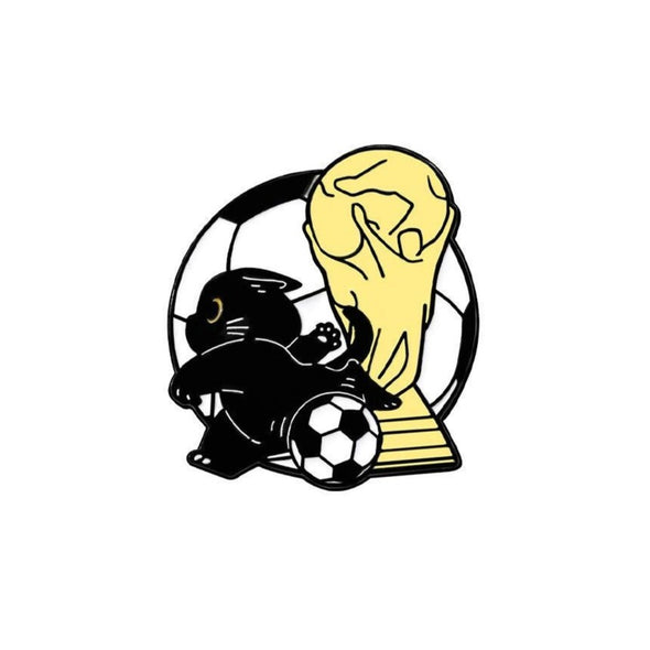 Playful Sports Cat Brooch (Pin) CACC009