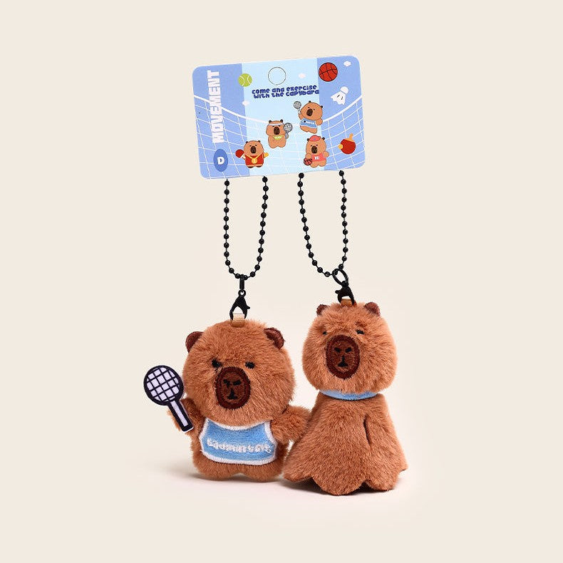 Capybara Sports Keychain – 3 Friends Series CKEY0024 – e78shop