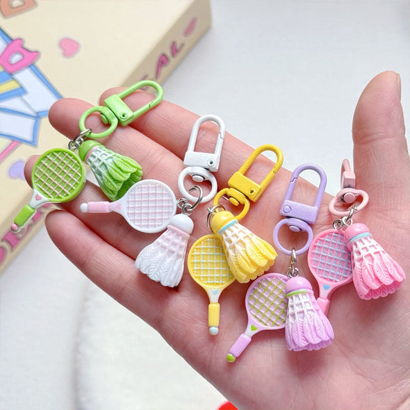 仿真羽毛球拍吊飾鑰匙扣 – CKEY0025