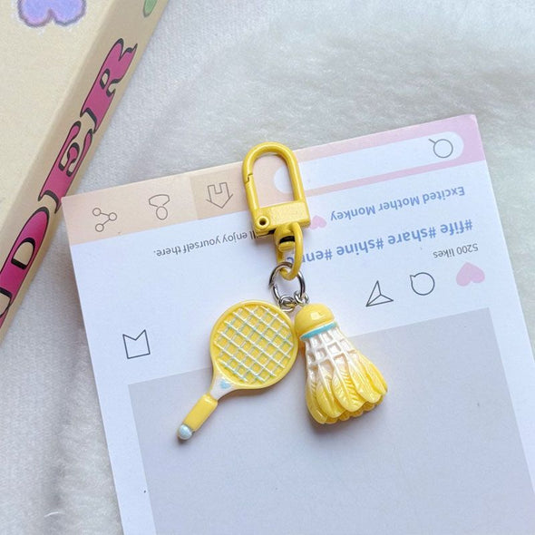 仿真羽毛球拍吊飾鑰匙扣 – CKEY0025