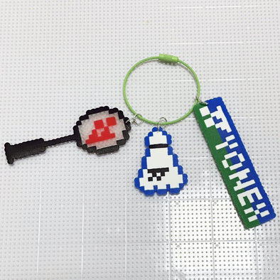 Handmade Badminton Racket Keychain CKEY0056 – e78shop