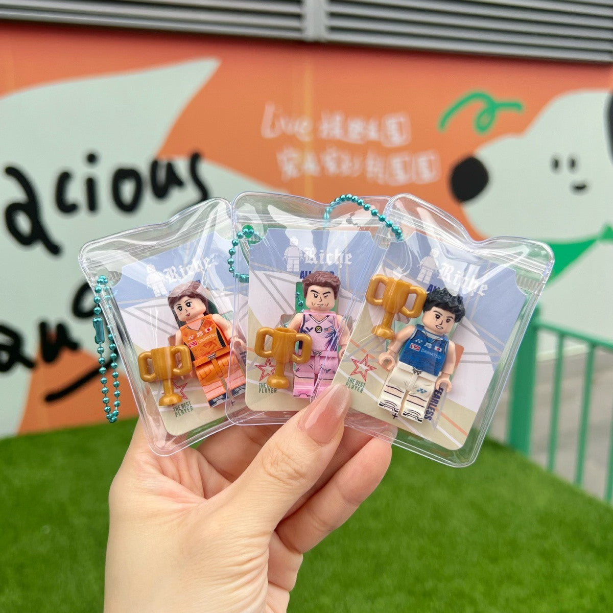 Badminton Star Minifigure Keychain CKEY079 – e78shop