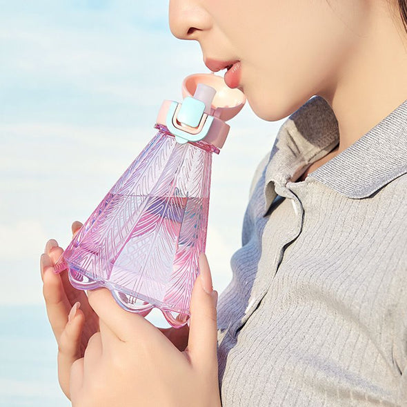 Cute Badminton Plastic Water Bottle COTHER007