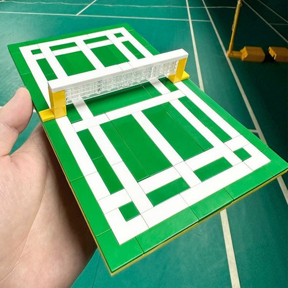 Building Block Badminton Court Desktop Model COTHER014