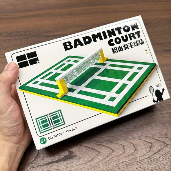 Building Block Badminton Court Desktop Model COTHER014