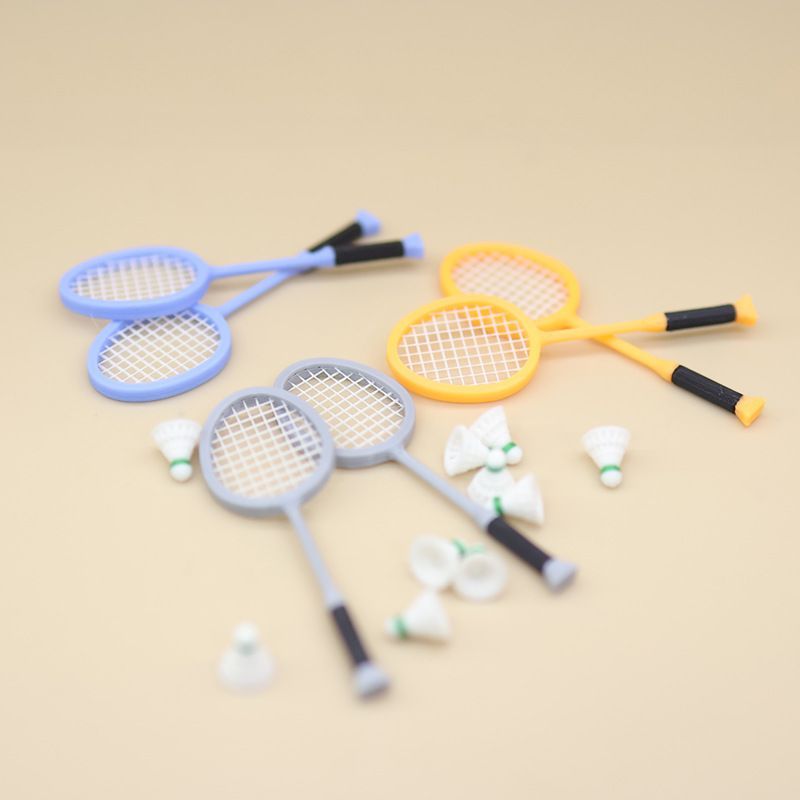 Small Plastic Badminton Racket Miniature Badminton Racket & Shuttle Model COTHER015 – e78shop