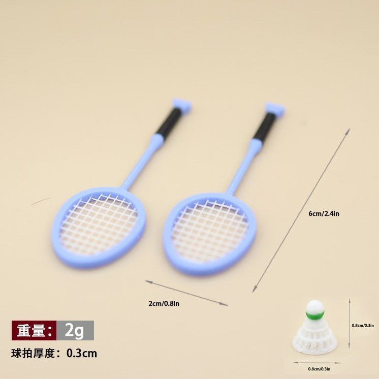 Small Plastic Badminton Racket Miniature Badminton Racket & Shuttle Model COTHER015 – e78shop