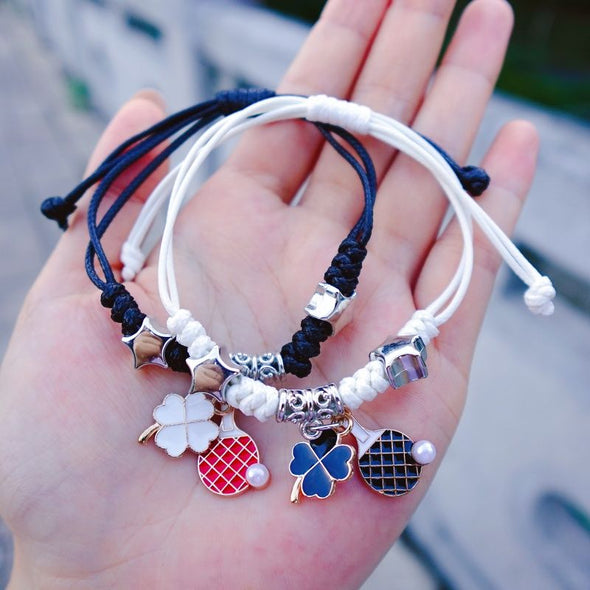 Braided Sports Charm Bracelets (Pair) CACC001