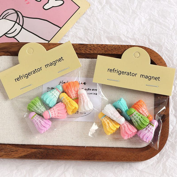 迷你羽毛球樹脂磁石冰箱貼 COTHER011