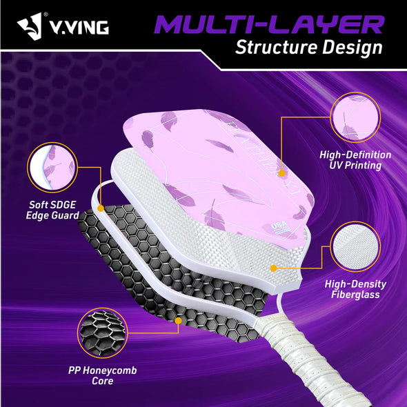 Y.YING Feather Y1 14mm 匹克球拍