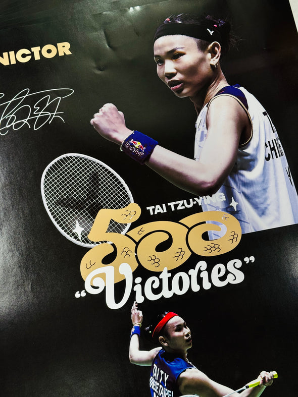 Victor Tai Tzu-Ying 500 Victories Poster
