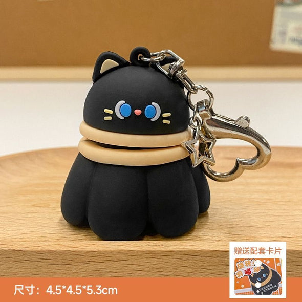 Rotating Animal Badminton Keychain CKEY0029