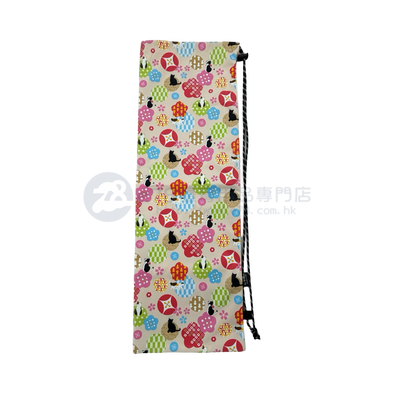 Handmade Water Resistant Racket Case (Japanese Floral Cat 476)