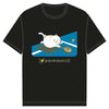 Gosen 2023 FW Unisex POCHANECO Chubby cat BD Bud pattern short-sleeved T-shirt NPT57 - e78shop