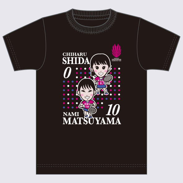 Saishunkan-Badminton CHIHARU SHIDA &NAMI MATSUYAMA T-shirt - e78shop