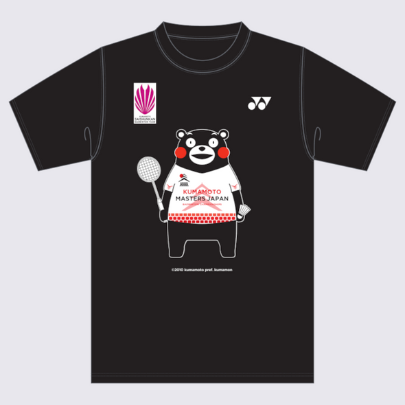 日本熊本大師賽標誌T恤（黑色）