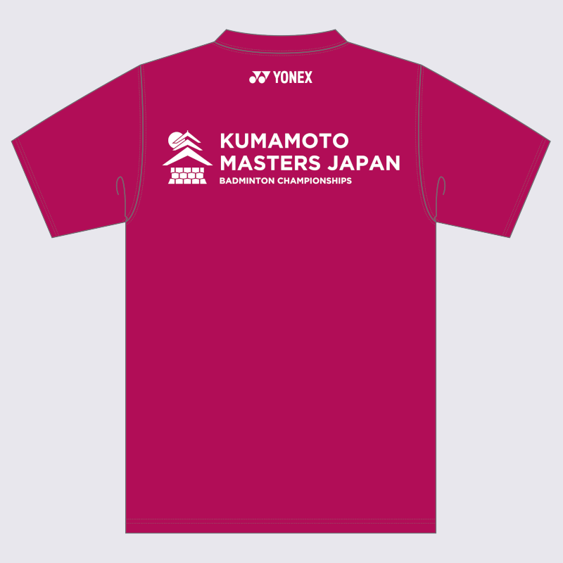 Kumamoto Masters Japan Logo T-shirt (Dark pink) – e78shop Kumamoto Masters Japan Logo T-shirt (Dark pink) – e78shop