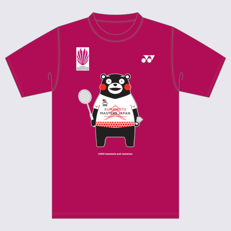 Kumamoto Masters Japan Logo T-shirt (Dark pink) – e78shop Kumamoto Masters Japan Logo T-shirt (Dark pink) – e78shop