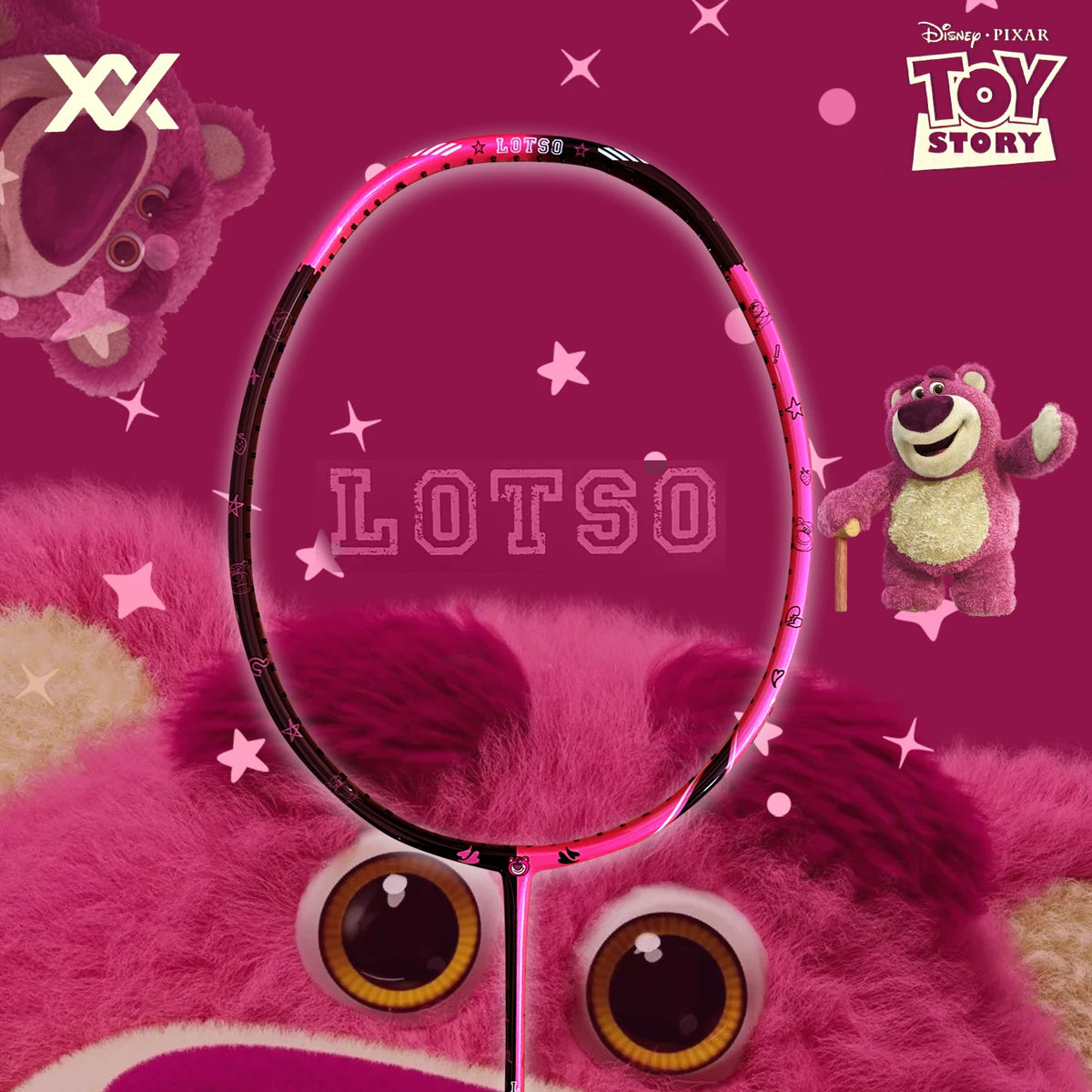 MAXX X Toy Story LOTSO STRAWBERRY BEAR Badminton Racket – e78shop