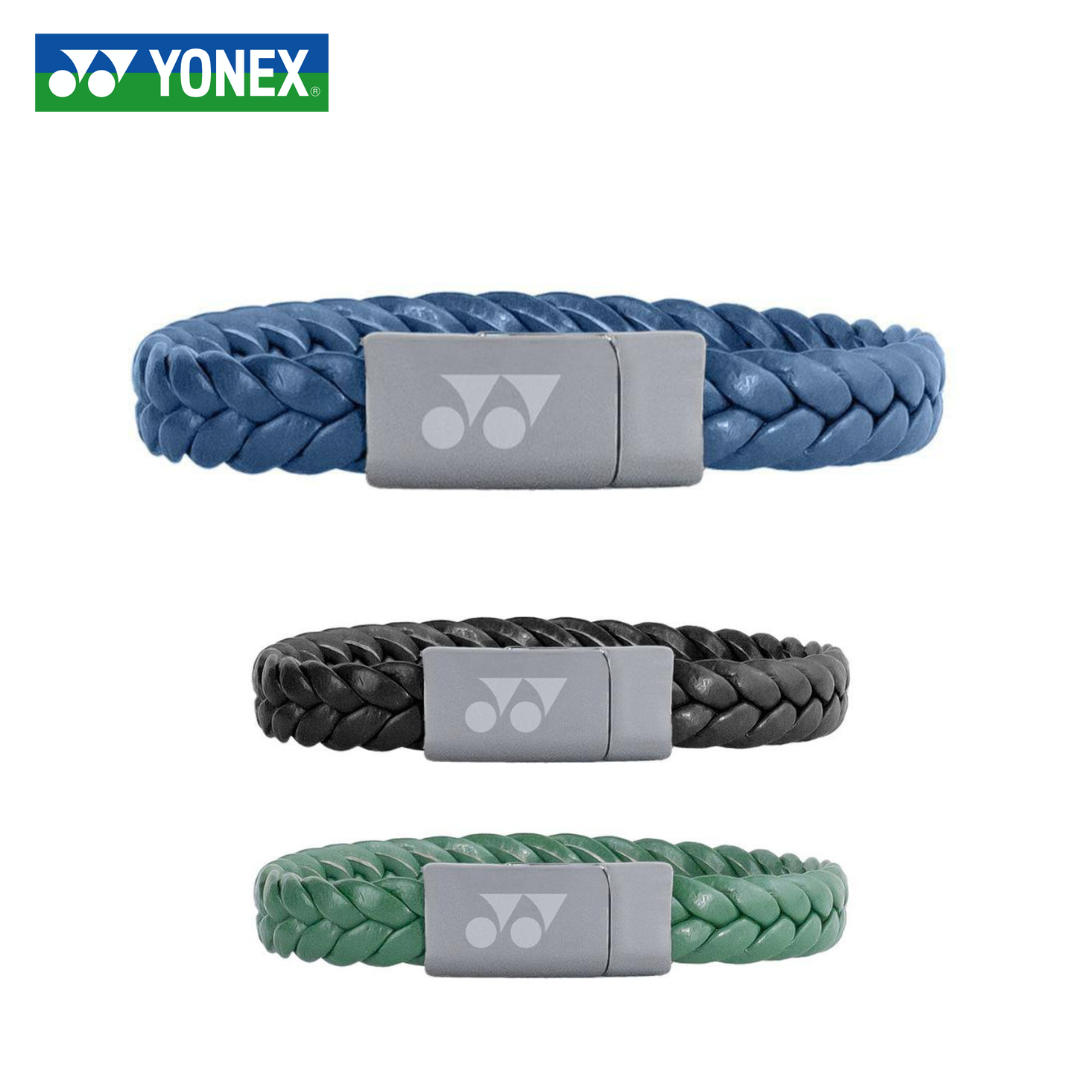 YONEX Malaysia Masters 2025 Titanium Steel Leather Bracelet 0075