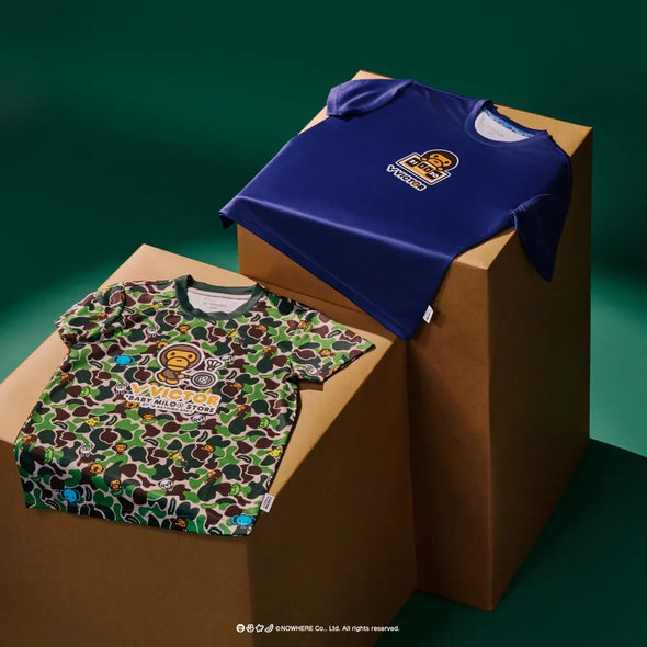 VICTOR BABY MILO STORE コラボ Tシャツ L VICTOR x BABY MILO STORE® Junior Knitted T-Shirt T-501JRBM – e78shop