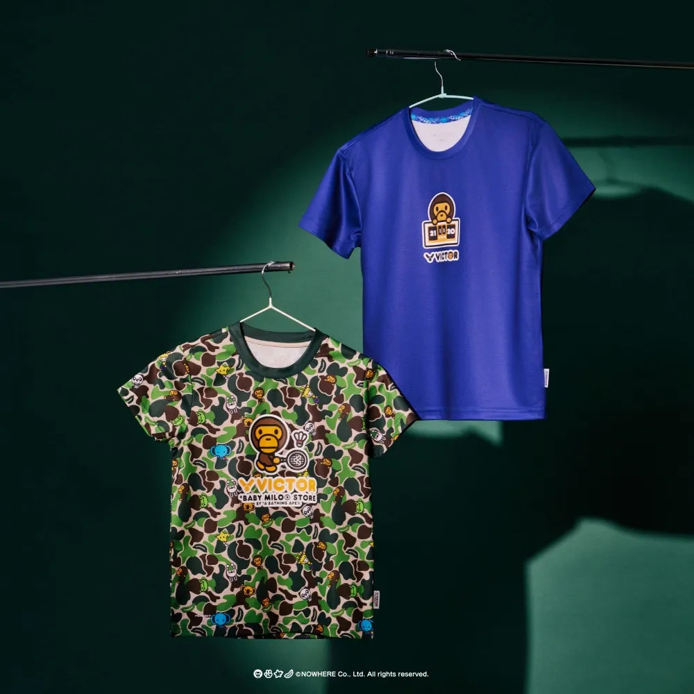VICTOR x BABY MILO STORE® Junior Knitted T-Shirt T-504JRBM – e78shop VICTOR x BABY MILO STORE® Junior Knitted T-Shirt T-504JRBM – e78shop