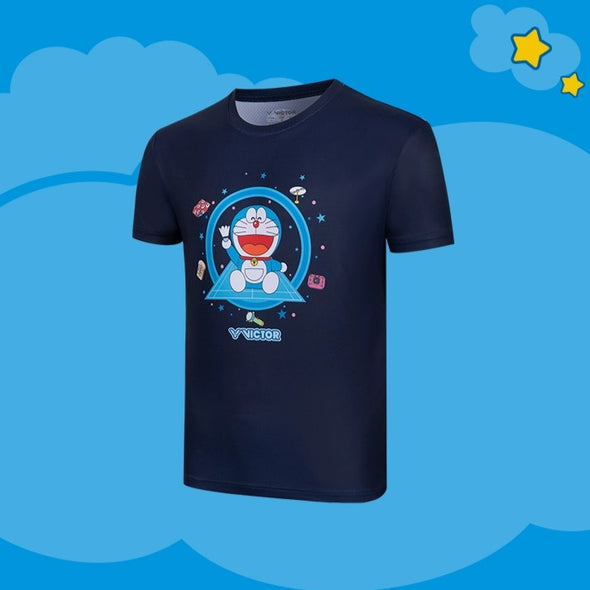 VICTOR x Doraemon Knitted T-Shirt T-524DRM